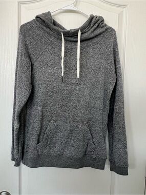 Chance or Fate Gray Cowl Neck Hooded Sweatshirt